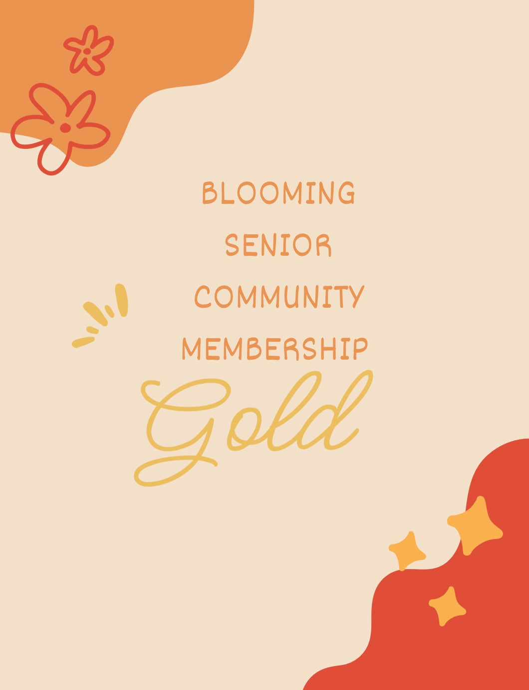 Blooming Senior Membership (Senior Community)- Gold Door